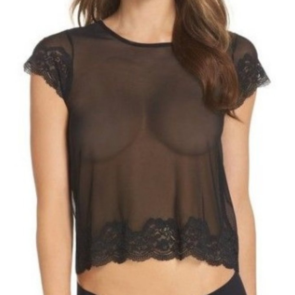 Chelsea28 Sheer Love Crop Tee